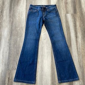 DL1961 Women's Bootcut Jeans in Dark Blue